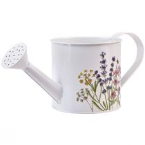 Prodotto Annaffiatoio in metallo per piantare vaso per piante bianco 13,5 cm