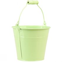 Prodotto Secchio con manico fioriera in metallo pastello Ø10cm H8cm 10 pz