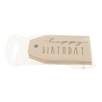 Prodotto Cartellini regalo carta stampata Happy Birthday 4×7cm 24 pz