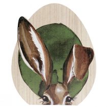 Decorazione pasquale decorazione coniglietti in legno colore naturale 33cm×45cm