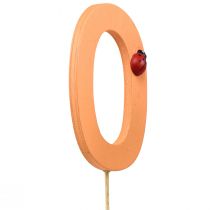 Prodotto Numero di tappi compleanno 0 tappi di fiori in legno 27,5 cm 16 pz