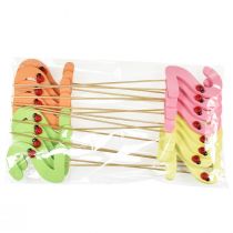 Prodotto Tappi numerici compleanno 2 tappi floreali in legno 27,5 cm 16 pz