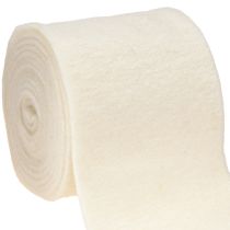 Prodotto Nastro in feltro 15 cm x 5 m bianco