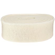 Prodotto Nastro in feltro bianco 7,5 cm, 5 m