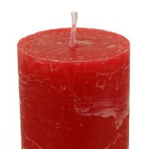 Prodotto Candele rosse candele a bastoncino grandi tinta unita 50x300mm 4 pz