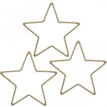 Prodotto Decorazione dell&#39;Avvento, decorazione natalizia stella, decorazione stella iuta L15,5 cm 8 pezzi