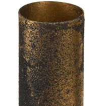 Prodotto Portacandele dell&#39;Avvento vintage oro per candele a bastoncino Ø23mm 4 pezzi