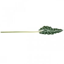 Prodotto Foglia di freccia artificiale pianta artificiale alocasia deco verde 74 cm