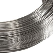 Prodotto Filo di alluminio 1,5 mm 1 kg argento - Filo flessibile per lavori artigianali, filo per fioristi, filo per gioielli, filo per bonsai, decorazione fai da te