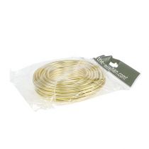 Prodotto Filo di alluminio 5mm 500g oro per fioristica, artigianato e decorazione