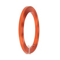 Prodotto Filo piatto di alluminio arancione 5mm x 1mm 2,5m