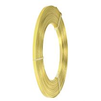 Prodotto Filo piatto alluminio oro 5mm 10m