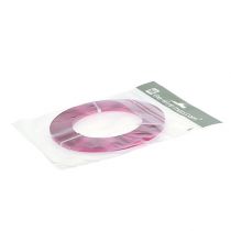 Prodotto Filo piatto di alluminio, rosa, 5 mm, 10 m, filo per bricolage, decorazione