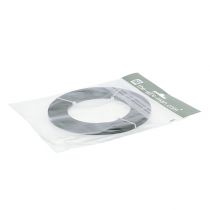 Prodotto Filo piatto di alluminio, nero, filo decorativo artigianale, 5 mm x 10 m