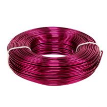 Filo di alluminio Ø2mm 500g 60m Rosa