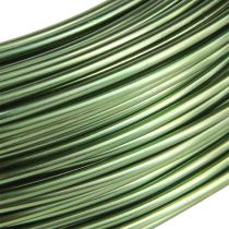 Prodotto Filo di alluminio verde Ø2mm filo per bricolage verde scuro 500g 60m