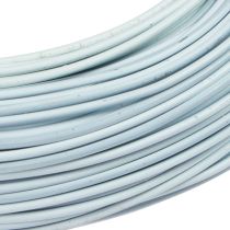 Prodotto Filo di alluminio, 2 mm bianco, filo per gioielli, 60 m (500 g), filo per artigianato per decorazioni e fioristica