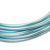 Prodotto Filo di alluminio 2mm Filo di alluminio filo per gioielli azzurro 3m