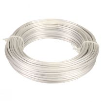 Filo di alluminio filo di alluminio 3 mm filo per gioielli bianco-argento opaco 500 g