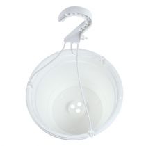 Prodotto Cesto sospeso per fiori 25 cm bianco