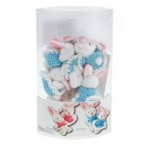 Prodotto Pendente Bunny 5,5 cm Blu 9 pezzi