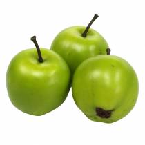 Prodotto Frutta decorativa mini mela verde artificiale 4,5 cm 24p