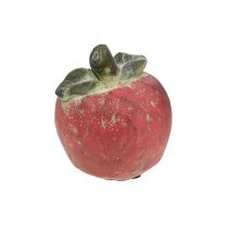 Mela per decorare, autunno, frutta decorativa in cemento, decorazione da tavola Ø13cm