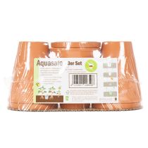 Prodotto Serbatoio d'acqua Aquasafe con fontanella per insetti, ideale per giardino, balcone e terrazzo, 12 cm, 3 pezzi.