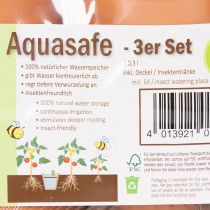 Prodotto Serbatoio d'acqua Aquasafe con fontanella per insetti, ideale per giardino, balcone e terrazzo, 12 cm, 3 pezzi.