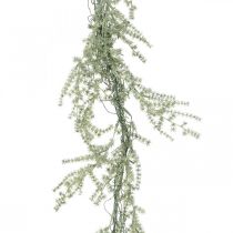 Prodotto Ghirlanda artificiale in larice satinato decoro bianco grigio 170 cm