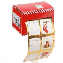 Prodotto Adesivi natalizi, etichette regalo, 5,5 cm, 60 pezzi