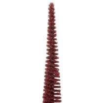 Prodotto Albero di Natale decorativo, figura slanciata su base di legno, 60 cm