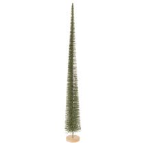 Prodotto Albero di Natale artificiale con base in legno per decorazioni natalizie, 80 cm