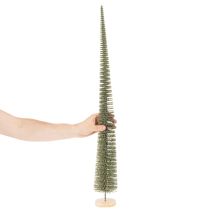 Prodotto Albero di Natale artificiale con base in legno per decorazioni natalizie, 80 cm