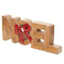 Prodotto Scritta "Noel" con fiocco, decorazione natalizia, 18 cm