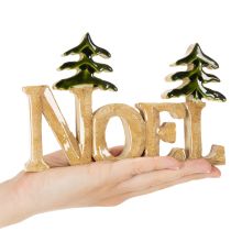 Prodotto Decorazione natalizia Noel con due abeti da 18 cm