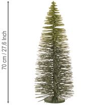 Prodotto Albero di Natale artificiale verde per decorazioni invernali, 70 cm
