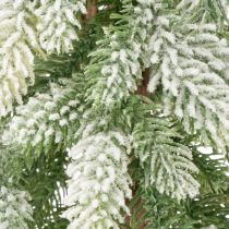 Prodotto Abete artificiale con decorazioni innevate, inverno e Natale, 95 cm