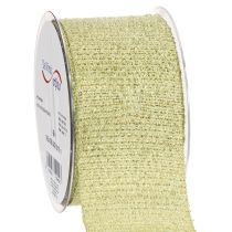 Prodotto Nastro decorativo con glitter, nastro largo per confezioni regalo, 55 mm di larghezza, 15 m di lunghezza