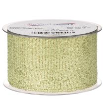 Prodotto Nastro decorativo con glitter, nastro largo per confezioni regalo, 55 mm di larghezza, 15 m di lunghezza