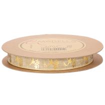 Prodotto Nastro decorativo con disegno di cervo, nastro natalizio, 15 mm x 15 m