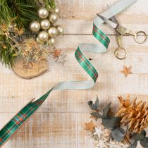 Prodotto Nastro regalo a quadri per regali di Natale, 15 mm x 20 m