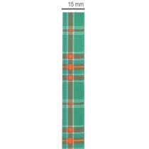 Prodotto Nastro regalo a quadri per regali di Natale, 15 mm x 20 m