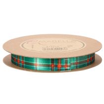 Prodotto Nastro regalo a quadri per regali di Natale, 15 mm x 20 m
