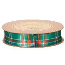 Prodotto Nastro regalo a quadri, stile scozzese, 25 mm, 20 m