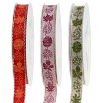 Nastro regalo per la decorazione Herbstmotiv 15mm 20m_it