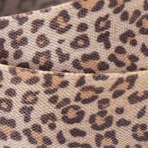 Prodotto Nastro regalo con stampa animalier leopardata, largo 25 mm e lungo 18 m.