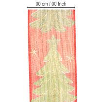 Prodotto Nastro regalo con albero di Natale e stelle, 40 mm, 15 m