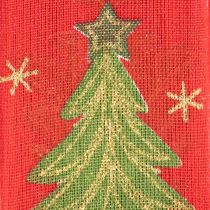 Prodotto Nastro regalo con albero di Natale e stelle, 40 mm, 15 m
