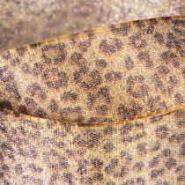 Prodotto Nastro regalo con stampa leopardata per decorazioni creative e composizioni floreali, 25 mm x 20 m
